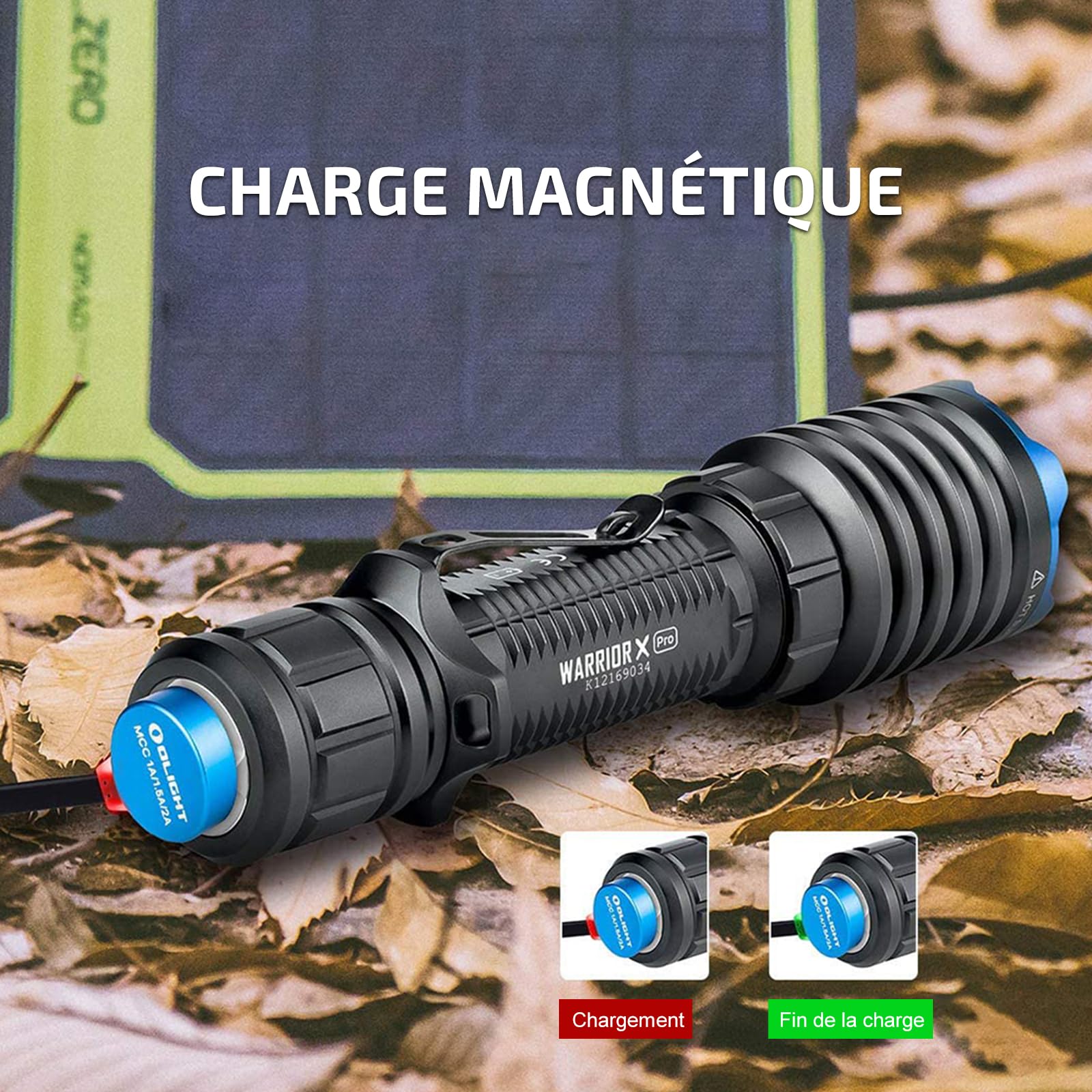 OLIGHT WARRIOR X Pro タクティカルライト OLIGHT Warrior X Pro Lampe de Poche Tactique Led Ultra Puissante